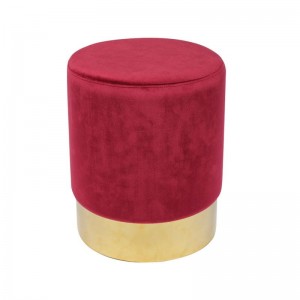 SOL ΣΚΑΜΠΟ ΧΡΥΣΟ, ΥΦΑΣΜΑ VELURE ΚΟΚΚΙΝΟ