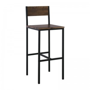 STAB Σκαμπώ BAR Μεταλ.Ανθρακί/Antique Brown