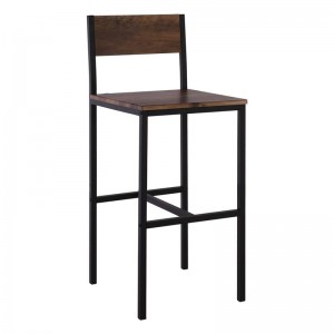 STAB Σκαμπώ BAR Μεταλ.Ανθρακί/Antique Brown(ύψος καθ.67cm)