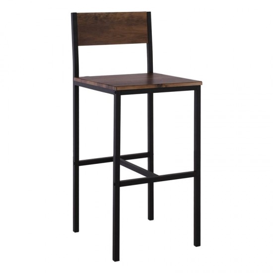 STAB Σκαμπώ BAR Μεταλ.Ανθρακί/Antique Brown(ύψος καθ.67cm)