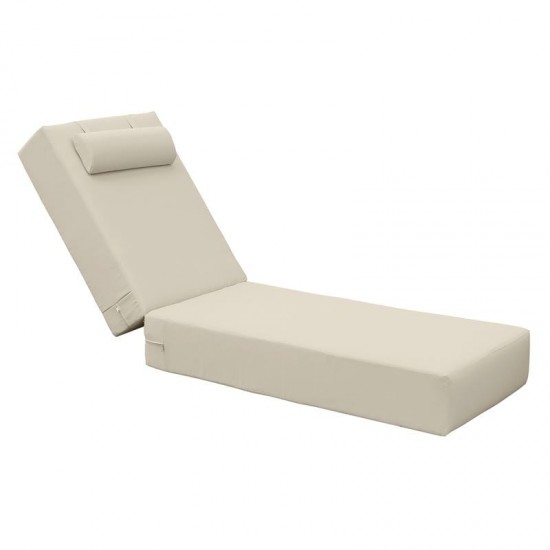 SUNLOUNGER Μαξιλάρι Ξαπλώστρας 20cm, Προσκέφαλο, Ύφασμα Water Repellent Sandy, Φερμουάρ 196(78+118)x60x20cm SUNLOUNGER Μαξιλάρι Ξαπλώστρας 20cm, Προσκέφαλο, Ύφασμα Water Repellent Sandy, Φερμουάρ 196(78+118)x60x20cm