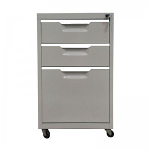 Συρταριέρα Μέταλλο Βαφή Γκρι 40x50x67cm