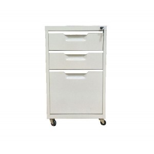 Συρταριέρα Μέταλλo Βαφή Άσπρο 40x50x67cm