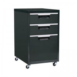 Συρταριέρα Μέταλλο Βαφή Μαύρο 40x50x67cm