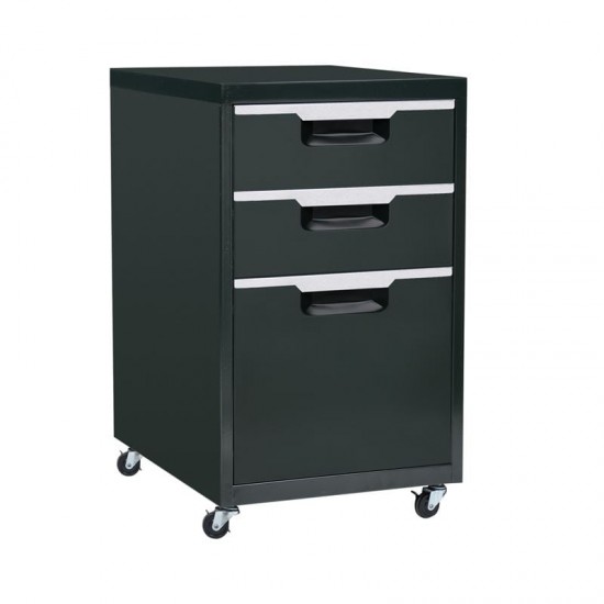 Συρταριέρα Μέταλλο Βαφή Μαύρο 40x50x67cm