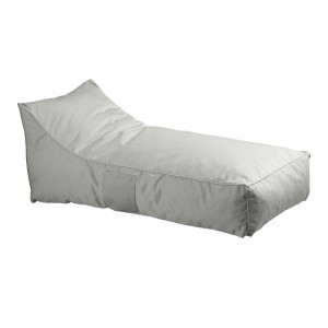 TACO Πουφ Ανάκλιντρο 100% Αδιάβροχο Ύφασμα Γκρι