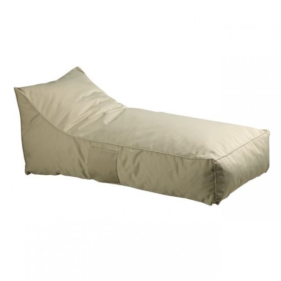 TACO Πουφ Ανάκλιντρο 100% Αδιάβροχο Ύφασμα Sand