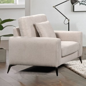 TIPO Πολυθρόνα Σαλονιού - Καθιστικού, Ύφασμα Μπεζ 101x88x92cm