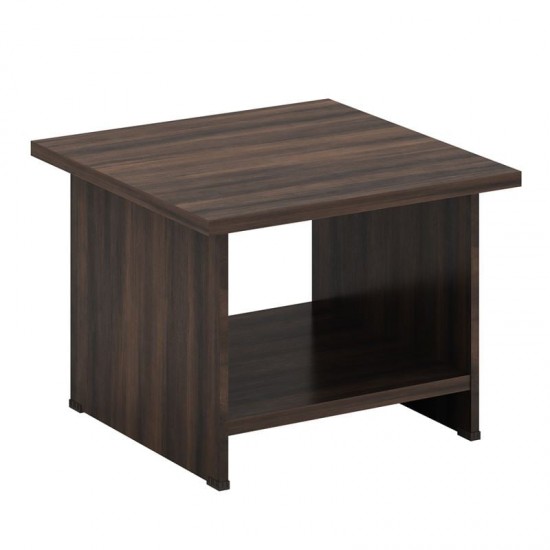 Τραπεζάκι Επισκέπτη Απόχρωση Σκούρο Καρυδί 60x60x45cm