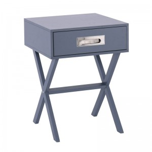 WICK Κομοδίνο 40x40x55cm Γκρι