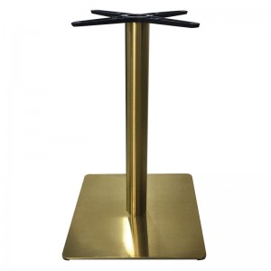 WILSON βάση τραπεζιού Gold Inox 45x45cm H.72cm 