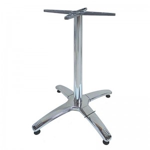 ROMAN 4ΝΥΧΗ ΒΑΣΗ ΑΛΟΥΜ./INOX ΜΕ ΡΕΓΟΥΛΑΤΟΡΟΥΣ