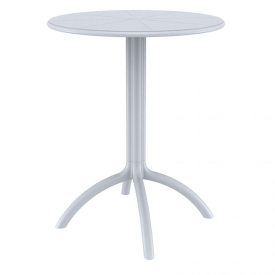 OCTOPUS Φ60Χ75εκ.SILVER GREY ΤΡΑΠΕΖΙ ΠΟΛ/ΝΙΟΥ-SIESTA-OCTOPUS ΤΡΑΠΕΖΙ-ΤΡΑΠΕΖΙ-