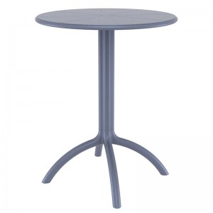 OCTOPUS Φ60Χ75εκ.DARK GREY ΤΡΑΠΕΖΙ ΠΟΛ/ΝΙΟΥ