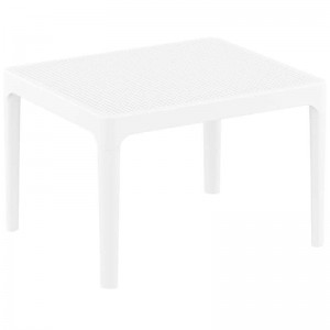 SKY ΤΡΑΠΕΖΙ 50Χ60Χ40εκ. WHITE ΠΟΛ/ΝΙΟΥ