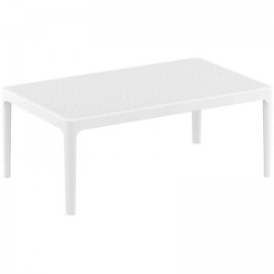 SKY ΤΡΑΠΕΖΙ 100Χ60Χ40εκ. WHITE ΠΟΛ/ΝΙΟΥ