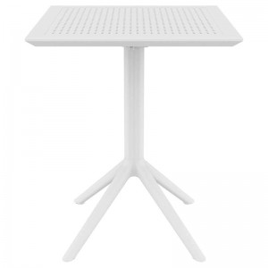 SKY ΤΡΑΠΕΖΙ ΠΤΥΣ/ΝΟ 60Χ60X74εκ. WHITE ΠΟΛ/ΝΙΟΥ