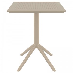 SKY ΤΡΑΠΕΖΙ ΠΤΥΣ/ΝΟ 60Χ60X74εκ. DOVE GREY ΠΟΛ/ΝΙΟΥ