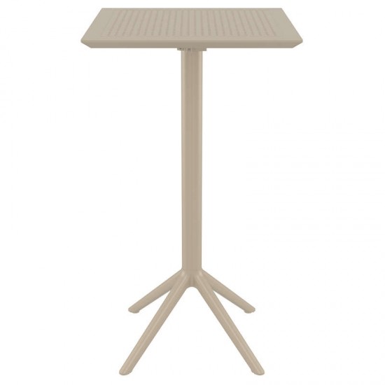 SKY BAR DOVE GREY ΠΤΥΣ/ΝΟ 60Χ60Χ108εκ.ΤΡΑΠ. ΠΟΛ/ΝΙΟΥ