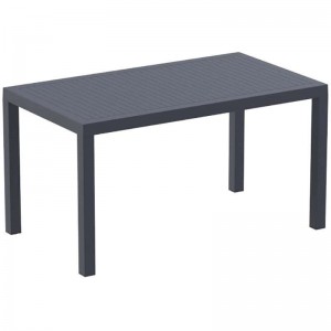 ARES ΤΡΑΠΕΖΙ 140Χ80Χ75εκ. DARK GREY ΠΟΛΥΠΡΟΠΥΛΕΝΙΟΥ