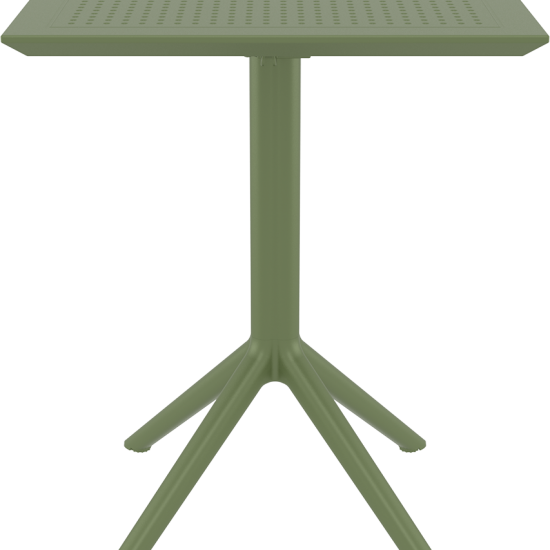 SKY ΤΡΑΠ.ΠΤΥΣ/ΝΟ 60Χ60X74εκ. OLIVE GREEN ΠΟΛ/ΝΙΟΥ-SIESTA-SKY ΤΡΑΠΕΖΙ-ΤΡΑΠΕΖΙ-