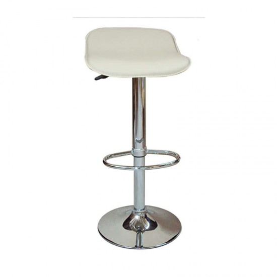 Σκαμπό Μπάρ 2τμχ Bar 3 Κρεμ Pvc 38x39x85εκ.-ΣΚΑΜΠΟ ΜΠΑΡ-ΣΚΑΜΠΟ-