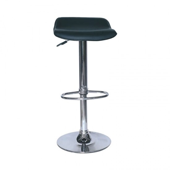 Σκαμπό Μπάρ 2τμχ Bar 3 Μαύρο Pvc 38x39x85εκ.-ΣΚΑΜΠΟ ΜΠΑΡ-ΣΚΑΜΠΟ-