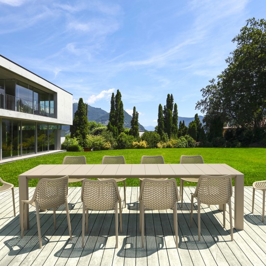 SET VEGAS 100X260/300 ΤΡ.ΜΕ 10 ΚΑΡ. AIR DOVE GREY-SIESTA-ΣΕΤ ΤΡΑΠΕΖΑΡΙΑΣ-ΣΕΤ ΤΡΑΠΕΖΑΡΙΑΣ ΚΗΠΟΥ ΒΕΡΑΝΤΑΣ-ΠΟΛΥΠΡΟΠΥΛΕΝΙΟ-