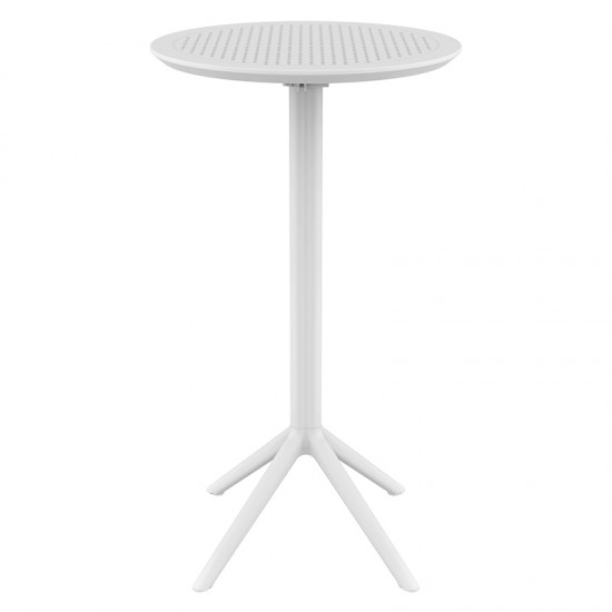 SKY BAR ΠΤΥΣ/ΝΟ ΤΡΑΠ. ΠΟΛ/ΝΙΟΥ ΛΕΥΚΟ Φ60Χ108εκ.