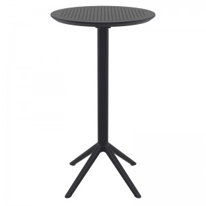 SKY BAR ΠΤΥΣ/ΝΟ ΤΡΑΠ. ΠΟΛ/ΝΙΟΥ ΜΑΥΡΟ Φ60Χ108εκ.