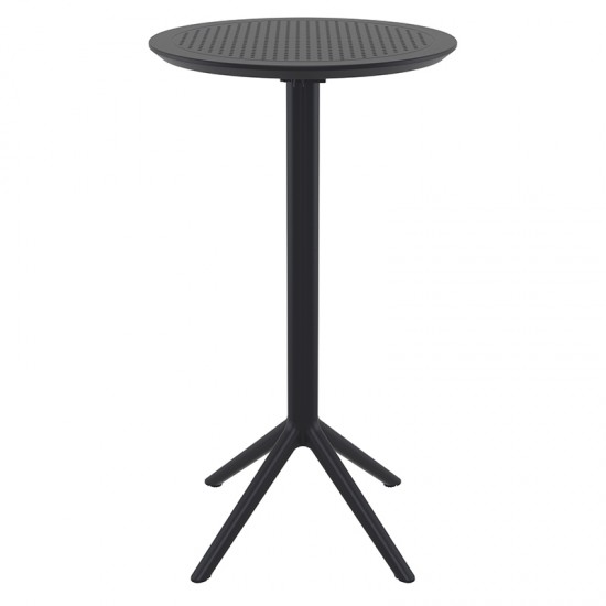 SKY BAR ΠΤΥΣ/ΝΟ ΤΡΑΠ. ΠΟΛ/ΝΙΟΥ ΜΑΥΡΟ Φ60Χ108εκ.