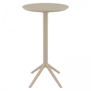 SKY BAR ΠΤΥΣ/ΝΟ ΤΡΑΠ. ΠΟΛ/ΝΙΟΥ TAUPE Φ60Χ108εκ.