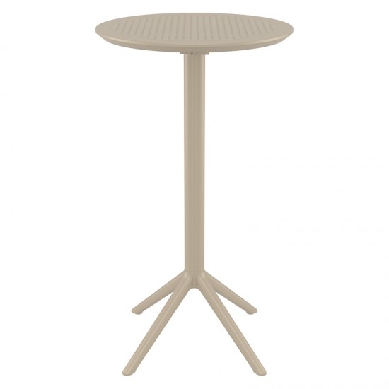 SKY BAR ΠΤΥΣ/ΝΟ ΤΡΑΠ. ΠΟΛ/ΝΙΟΥ TAUPE Φ60Χ108εκ.