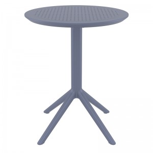 SKY DARK GREY Φ60X74εκ. ΤΡΑΠΕΖΙ ΠΤΥΣ/ΝΟ ΠΟΛ/ΝΙΟΥ