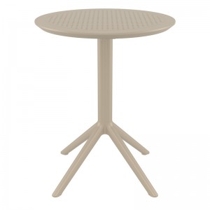 SKY TAUPE Φ60X74εκ. ΤΡΑΠΕΖΙ ΠΤΥΣ/ΝΟ ΠΟΛ/ΝΙΟΥ