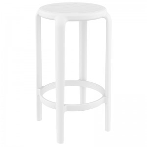 TOM 65εκ. ΣΚΑΜΠΟ WHITE ΠΟΛ/ΝΙΟΥ 36X36X65εκ.