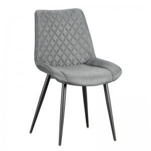 ALESIA GREY ΥΦΑΣΜΑ ΚΑΡΕΚΛΑ ΜΕΤΑΛΛΙΚΗ 52X59X88εκ.