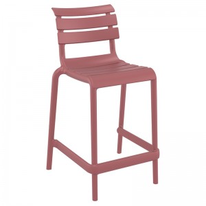 HELEN Σκαμπό Μπαρ Πολυπροπυλένιο Σάπιο Μήλο 52x55x65/95εκ.