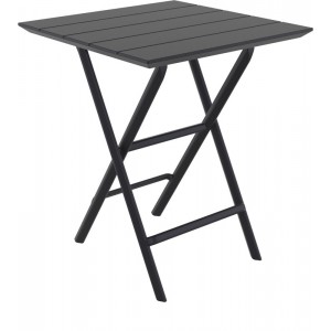 HELEN BLACK ΤΡΑΠΕΖΙ ΠΤΥΣ/ΝΟ ΠΟΛ/ΝΙΟΥ 60x60x74εκ.