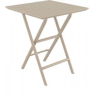 HELEN TAUPE ΤΡΑΠΕΖΙ ΠΤΥΣ/ΝΟ ΠΟΛ/ΝΙΟΥ 60x60x74εκ.