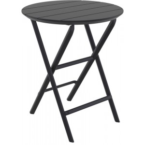 HELEN BLACK ΤΡΑΠΕΖΙ ΠΤΥΣ/ΝΟ ΠΟΛ/ΝΙΟΥ Φ60x74εκ. 