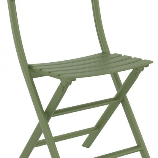 HELEN ΠΤΥΣ/ΝΗ OLIVE GREEN ΚΑΡΕΚΛΑ ΠΟΛ/ΝΙΟΥ 42x47x83εκ.