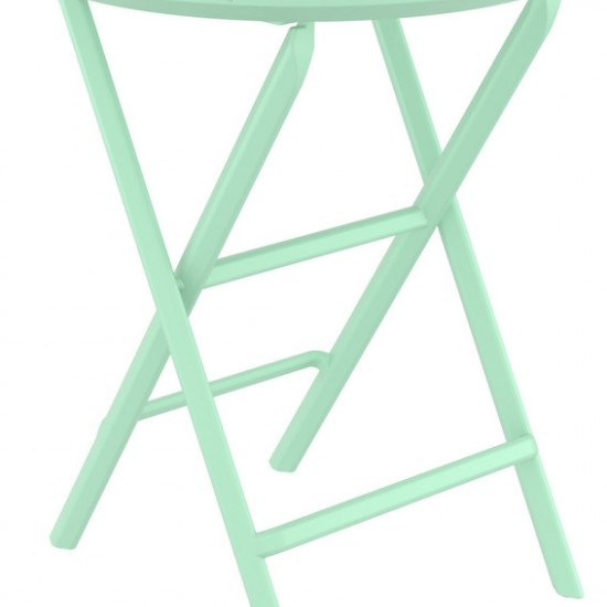 HELEN OPALINE GREEN ΤΡΑΠΕΖΙ ΠΤΥΣ/ΝΟ ΠΟΛ/ΝΙΟΥ Φ60x74εκ