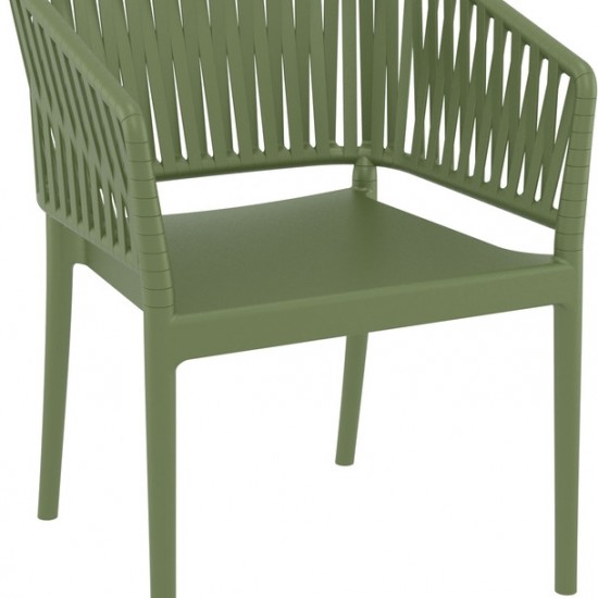 PORTOFINO OLIVE GREEN ΠΟΛΥΘΡΟΝΑ ΠΟΛ/ΝΙΟΥ 58x58x80εκ.