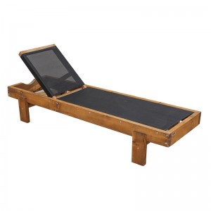 LEDA ΞΑΠΛΩΣΤΡΑ ΞΥΛ./TEXTILENE ΚΑΡΥΔΙ 77x200x35εκ. 