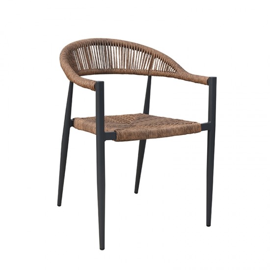 VALERIA GREY/NATURAL ΠΟΛΥΘΡΟΝΑ ΑΛΟΥΜΙΝΙΟΥ 57Χ57Χ78εκ.