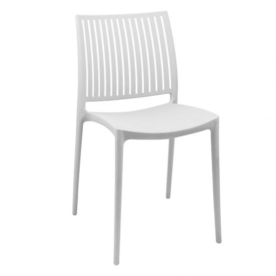 PAOLINA WHITE ΚΑΡΕΚΛΑ ΠΟΛ/ΝΙΟΥ 38x48x79εκ.