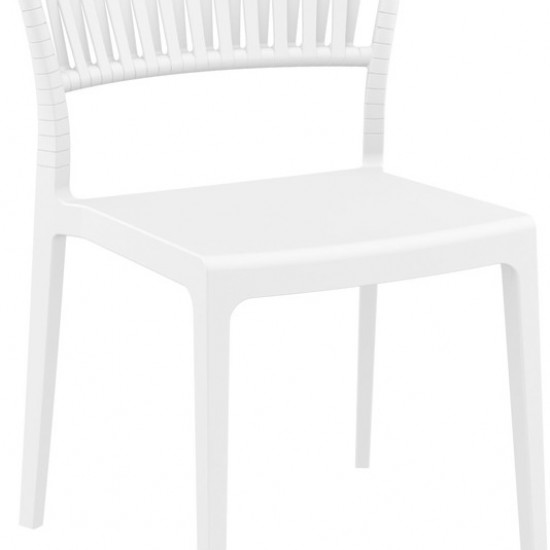 PORTOFINO WHITE ΚΑΡΕΚΛΑ ΠΟΛ/ΝΙΟΥ 52x56x83εκ.