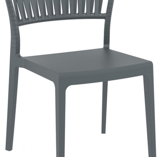 PORTOFINO DARK GREY ΚΑΡΕΚΛΑ ΠΟΛ/ΝΙΟΥ 52x56x83εκ.