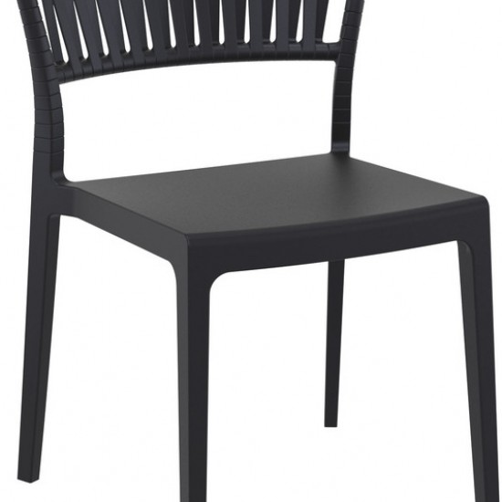 PORTOFINO BLACK ΚΑΡΕΚΛΑ ΠΟΛ/ΝΙΟΥ 52x56x83εκ.